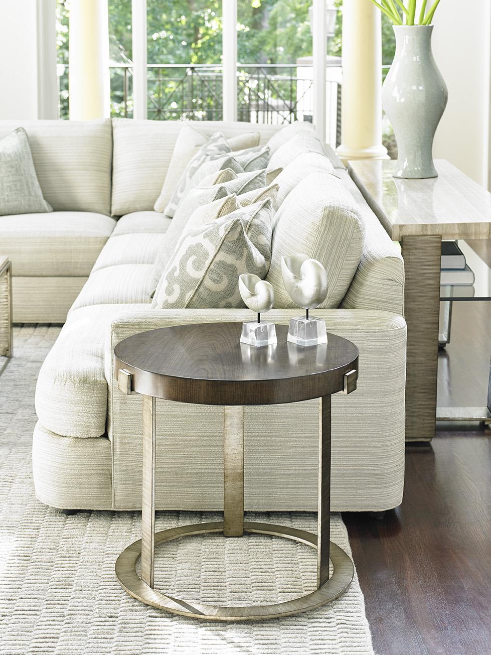 Lexington LAUREL CANYON 721954 Wetherly Accent Table with Mahogany Top